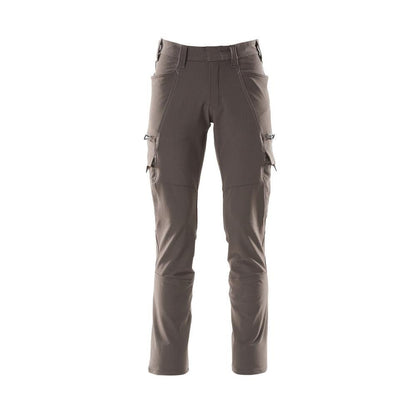 Spodnie, kieszenie na udach, spodnie ULTIMATE STRETCH, kolor ciemny antracyt