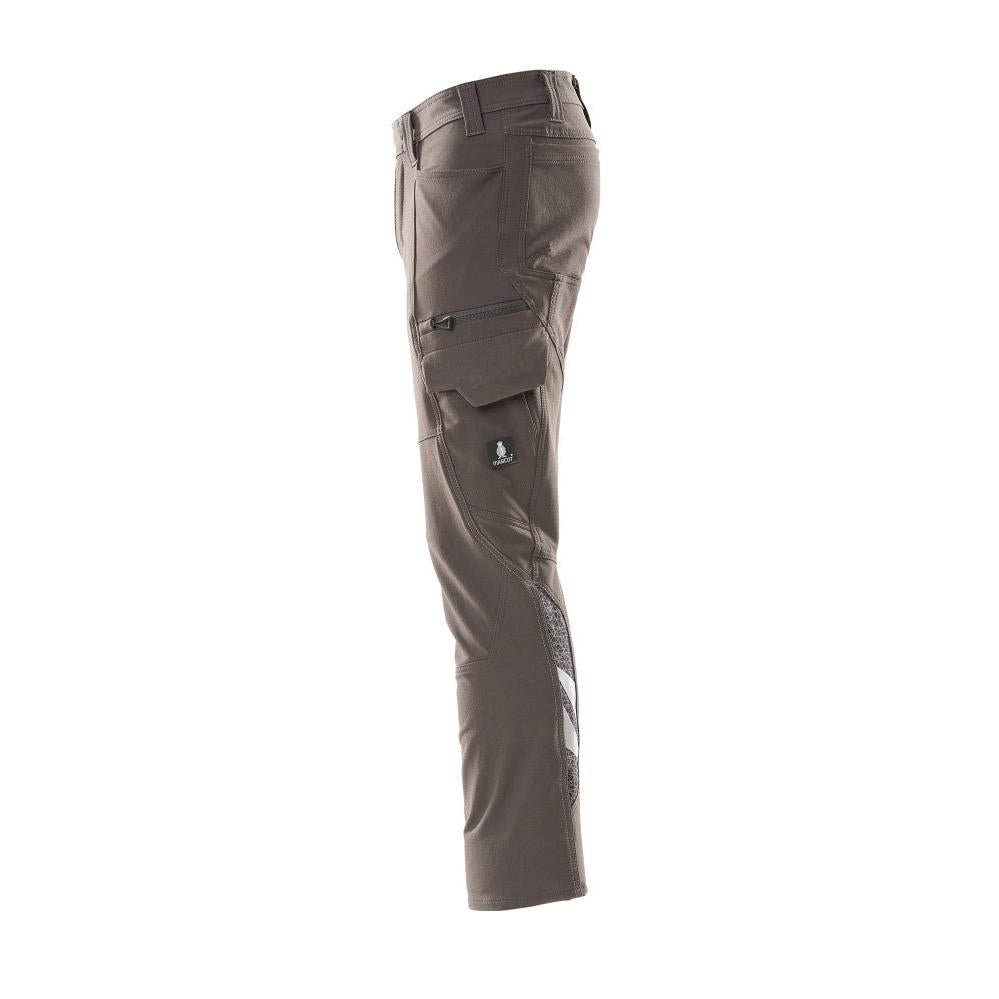 Spodnie, kieszenie na udach, spodnie ULTIMATE STRETCH, kolor ciemny antracyt