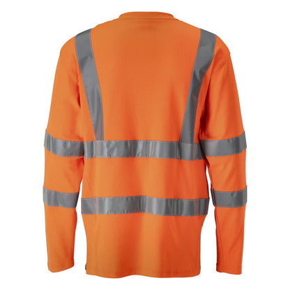 T-shirt, dekolt w kształcie litery V, koszulka z długim rękawem