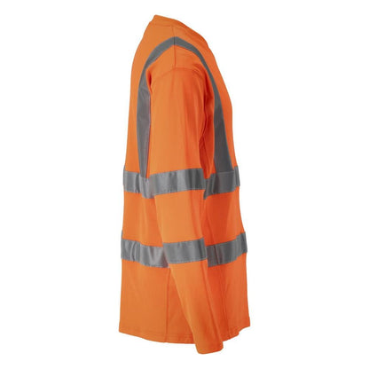 T-shirt, dekolt w kształcie litery V, koszulka z długim rękawem