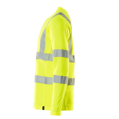 T-shirt, dekolt w kształcie litery V, koszulka z długim rękawem