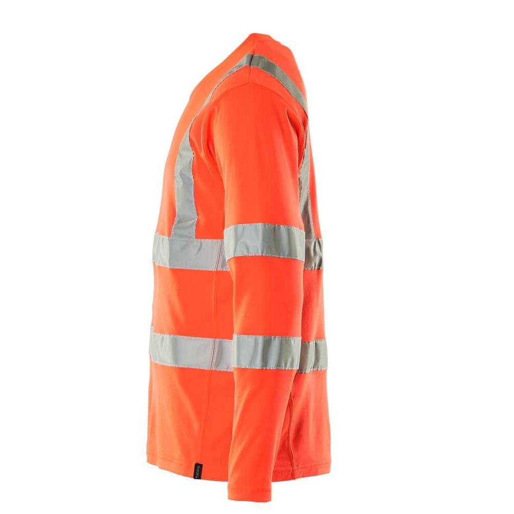 T-shirt, dekolt w kształcie litery V, koszulka z długim rękawem