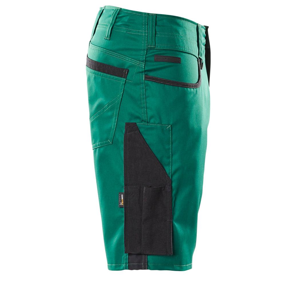 Spodenki, lekkie spodenki, zielono-czarne