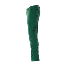 Spodnie, kieszenie na kolanach, spodnie ULTIMATE STRETCH, kolor zielony