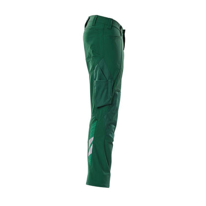 Spodnie, kieszenie na kolanach, spodnie ULTIMATE STRETCH, kolor zielony