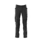 Spodnie, kieszenie na kolanach, spodnie ULTIMATE STRETCH, czarne