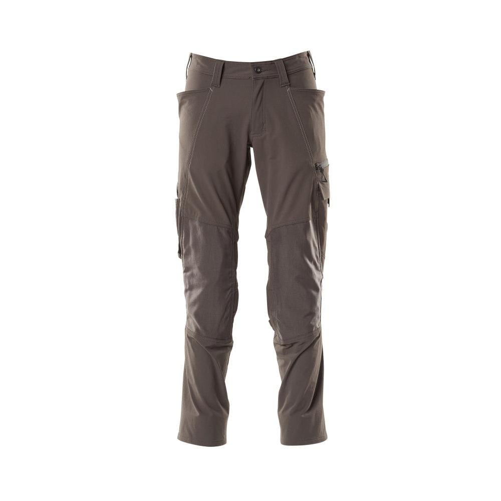Spodnie, kieszenie na kolanach, spodnie ULTIMATE STRETCH, kolor ciemny antracyt