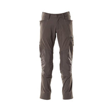 Spodnie, kieszenie na kolanach, spodnie ULTIMATE STRETCH, kolor ciemny antracyt
