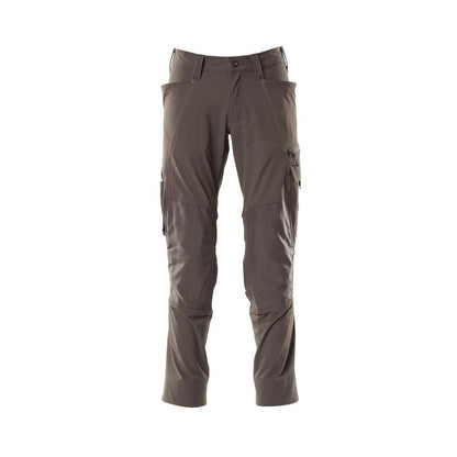 Spodnie, kieszenie na kolanach, spodnie ULTIMATE STRETCH, kolor ciemny antracyt