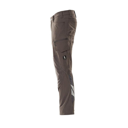 Spodnie, kieszenie na kolanach, spodnie ULTIMATE STRETCH, kolor ciemny antracyt