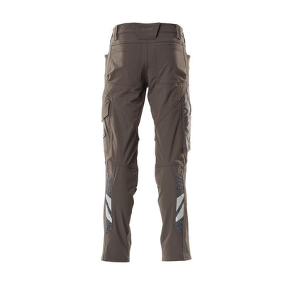 Spodnie, kieszenie na kolanach, spodnie ULTIMATE STRETCH, kolor ciemny antracyt