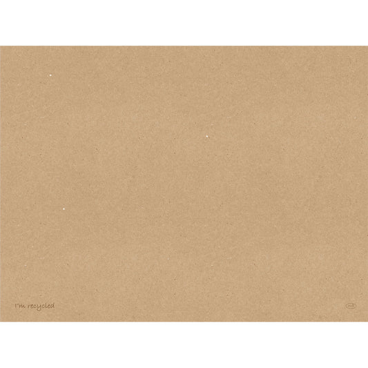 Die Duni GmbH Papier-Tischsets 30x40 cm bestehen aus umweltfreundlichem, braunem Recyclingpapier mit natürlichen Sprenkeln und tragen dezent "I'm recycled." im Eck. Vielseitig einsetzbar, Packung mit 250 Stück.