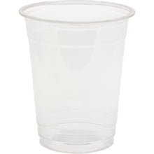 Przezroczysty, szklany kubek Duni GmbH w eleganckim wyglądzie szkła stoi pionowo na prostym białym tle, którego widoczna krawędź i dno wskazują na wysoką jakość materiałów.