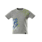 T-shirt dziecięcy, z nadrukiem T-shirt dziecięcy, szary w cętki