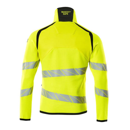 Sweter z dzianiny z krótkim swetrem z zamkiem błyskawicznym