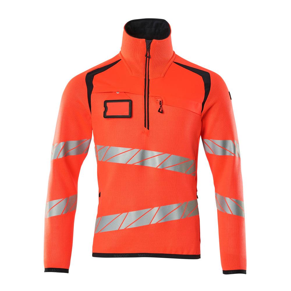 Sweter z dzianiny z krótkim swetrem z zamkiem błyskawicznym