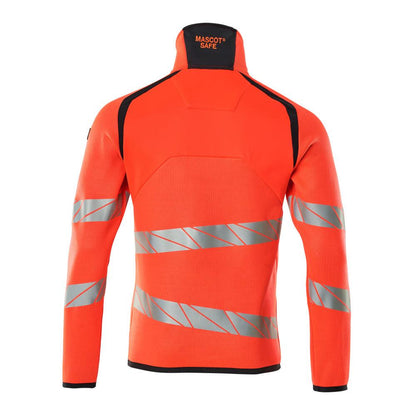 Sweter z dzianiny z krótkim swetrem z zamkiem błyskawicznym