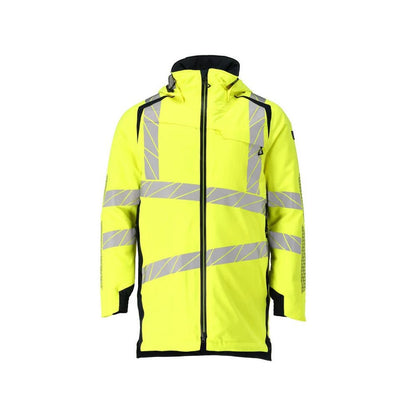 Parka CLIMASCOT® z podszewką, lekka parka, odblaskowa żółto/czarno-niebieska