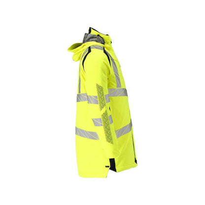 Parka CLIMASCOT® z podszewką, lekka parka, odblaskowa żółto/czarno-niebieska