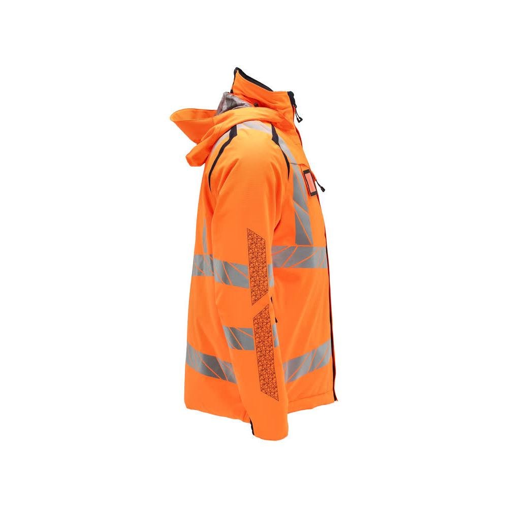 Kurtka zimowa CLIMASCOT®, lekka kurtka zimowa, odblaskowy pomarańcz/czarno-niebieski