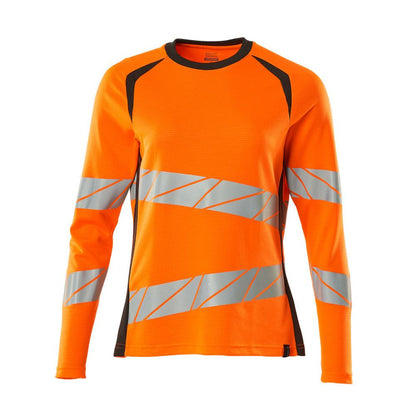 T-shirt, długi rękaw, damski t-shirt o dopasowanym kroju