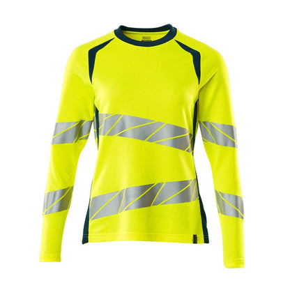 T-shirt, długi rękaw, damski t-shirt o dopasowanym kroju