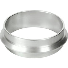 Srebrny metalowy pierścień, lekko stożkowy z gładką, polerowaną powierzchnią, podobny do kasety Duni GmbH DF5 ø 90 mm Srebrny (1 sztuka).