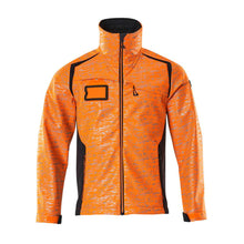 Kurtka typu softshell z efektami odblaskowymi. Kurtka typu softshell