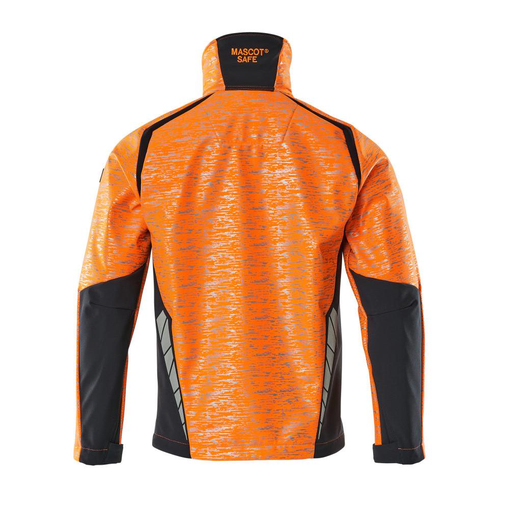 Kurtka typu softshell z efektami odblaskowymi. Kurtka typu softshell