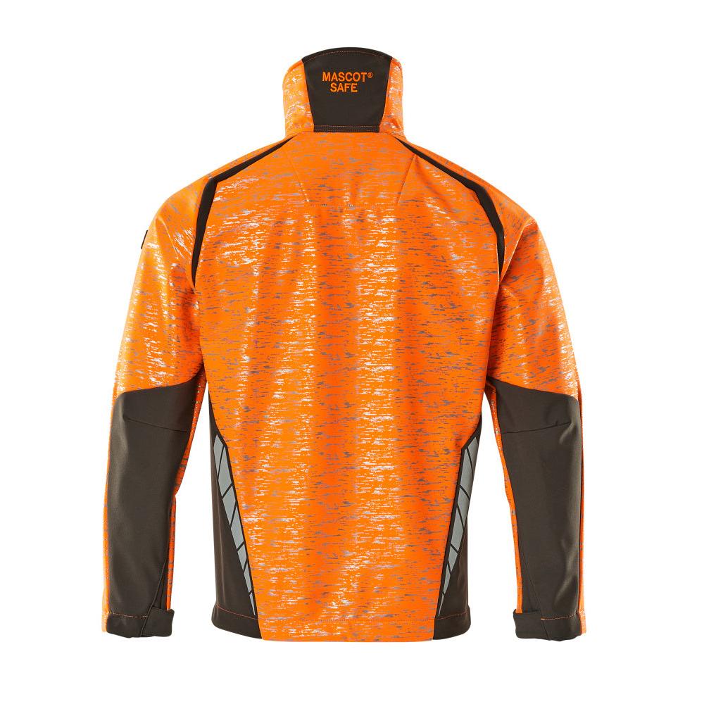 Kurtka typu softshell z efektami odblaskowymi. Kurtka typu softshell