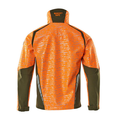 Kurtka typu softshell z efektami odblaskowymi. Kurtka typu softshell