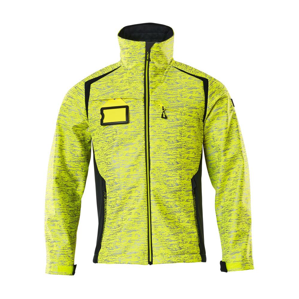 Kurtka typu softshell z efektami odblaskowymi. Kurtka typu softshell