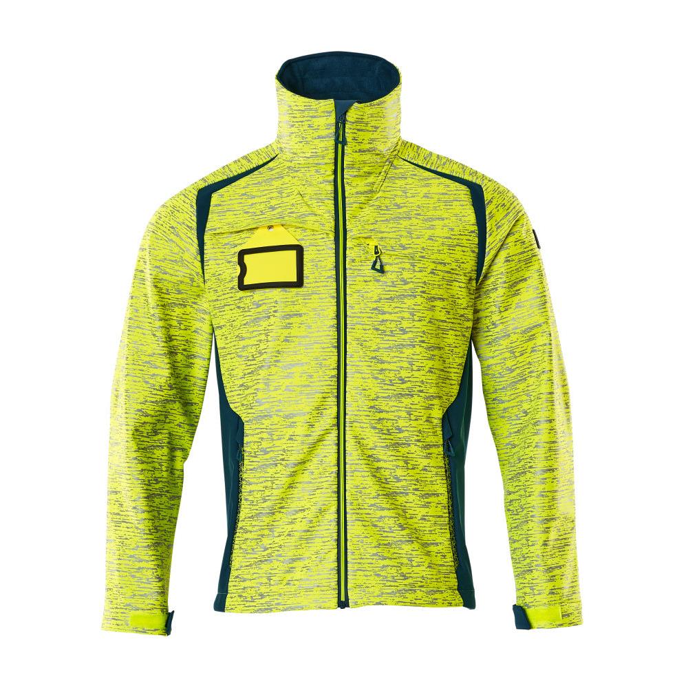 Kurtka typu softshell z efektami odblaskowymi. Kurtka typu softshell