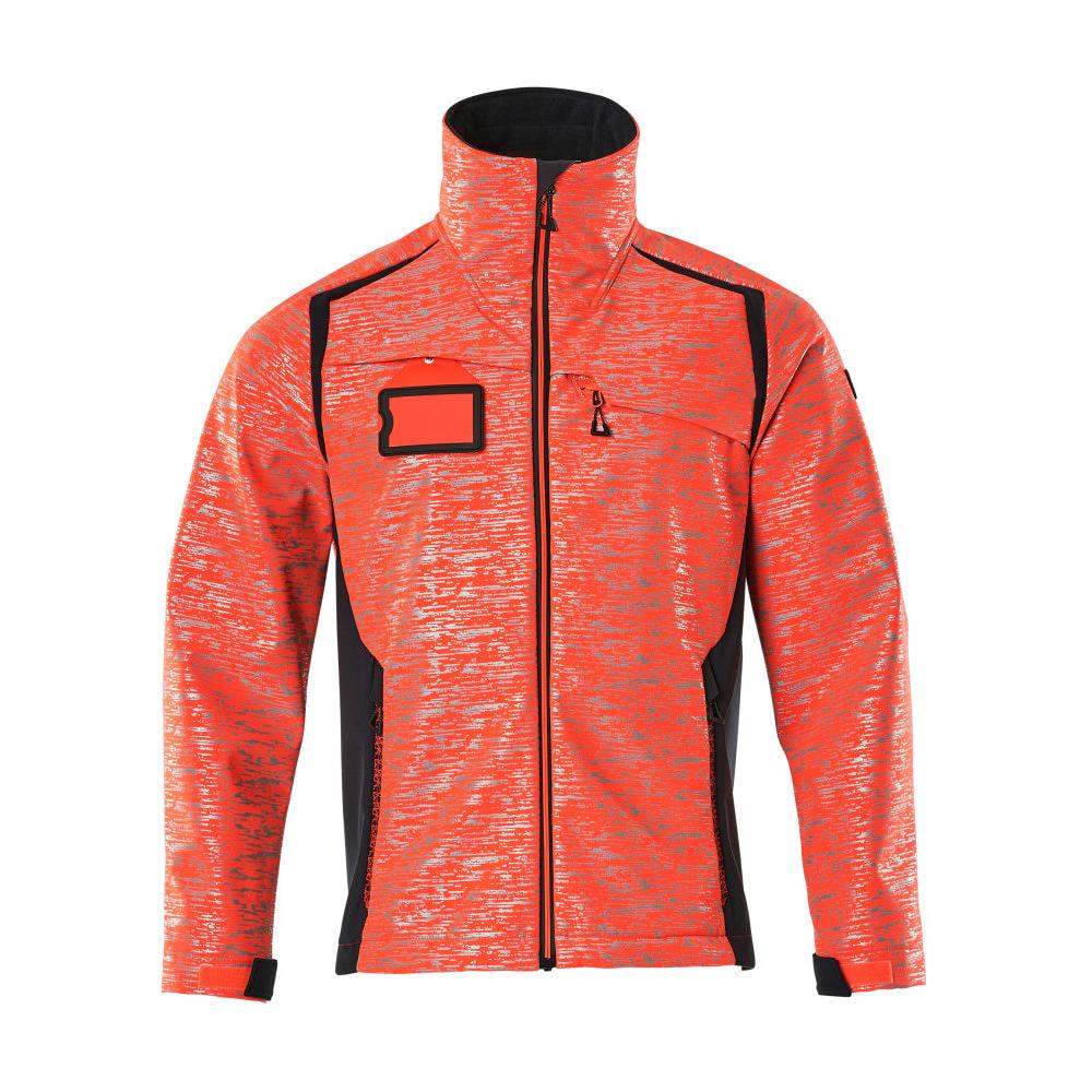 Kurtka typu softshell z efektami odblaskowymi. Kurtka typu softshell