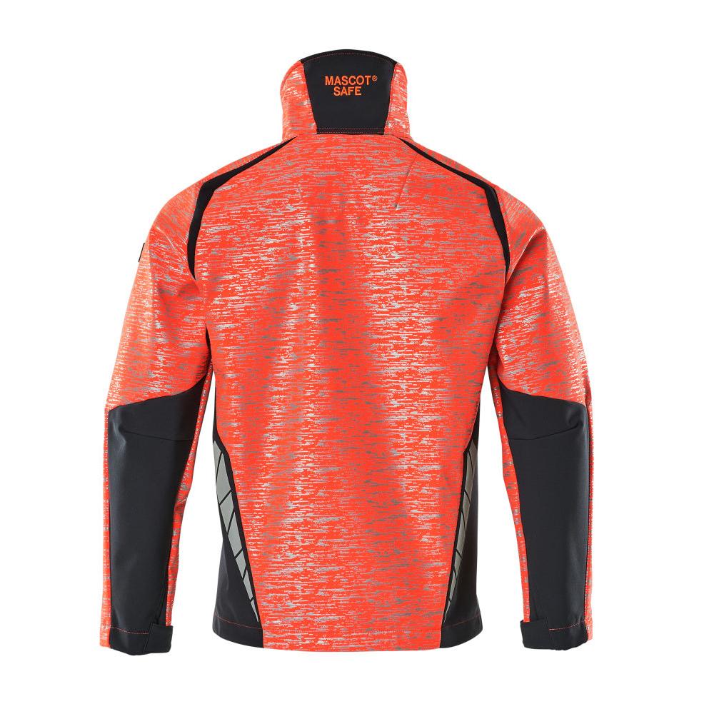Kurtka typu softshell z efektami odblaskowymi. Kurtka typu softshell