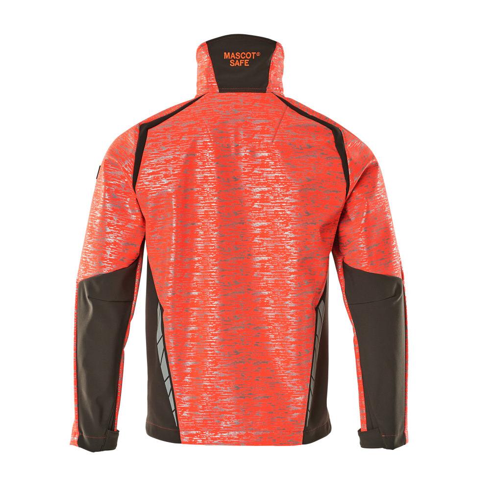 Kurtka typu softshell z efektami odblaskowymi. Kurtka typu softshell