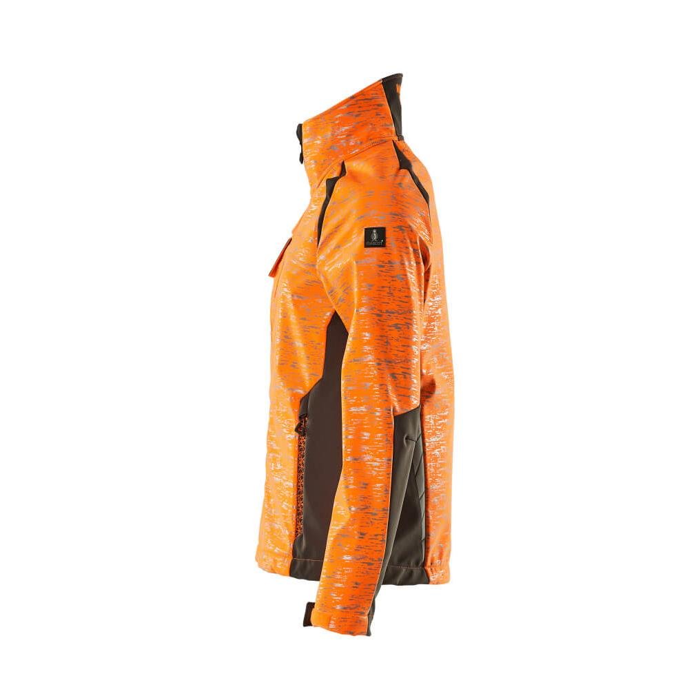 Kurtka Soft Shell z efektami odblaskowymi, damska kurtka typu softshell