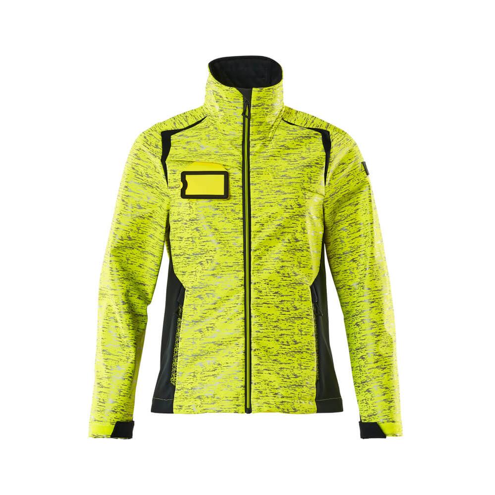 Kurtka Soft Shell z efektami odblaskowymi, damska kurtka typu softshell