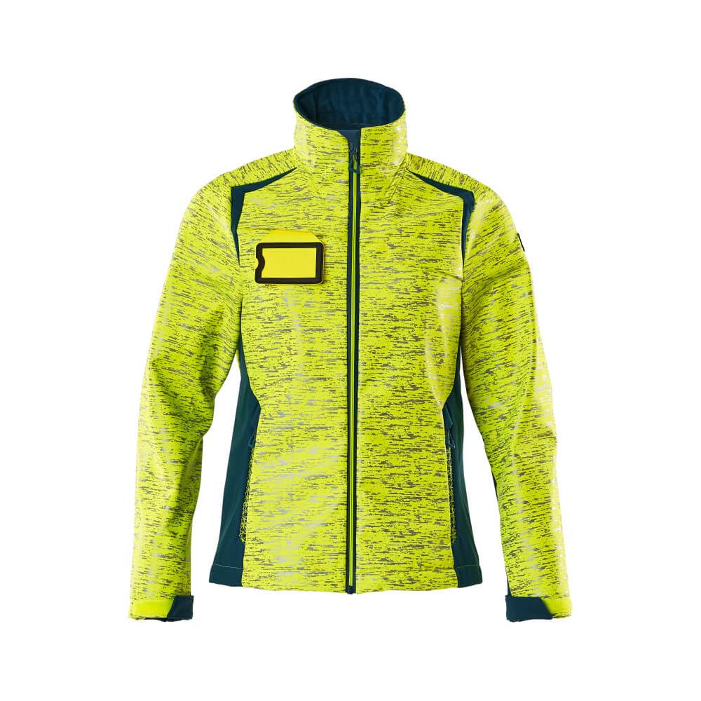 Kurtka Soft Shell z efektami odblaskowymi, damska kurtka typu softshell