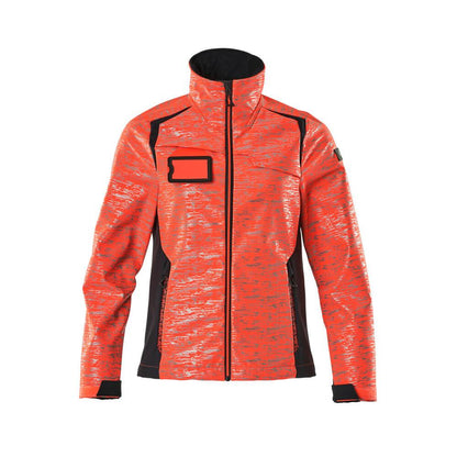Kurtka Soft Shell z efektami odblaskowymi, damska kurtka typu softshell