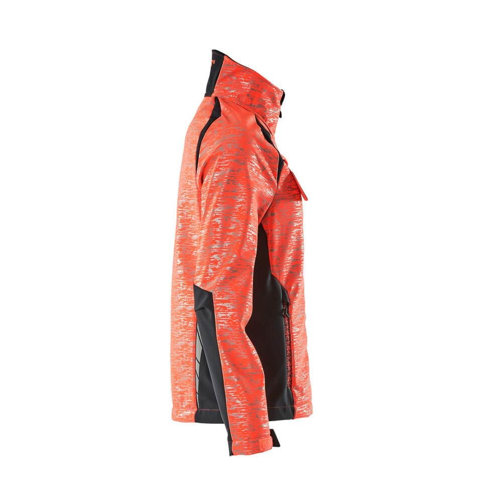 Kurtka Soft Shell z efektami odblaskowymi, damska kurtka typu softshell