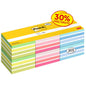 Opakowanie kostek Post-it® Notes, 76x76 mm, 450 arkuszy/blok, kolorystycznie sortowane (6 bloków), od 3M Deutschland GmbH - idealne do notatek w biurze. Certyfikowane przez PEFC (SGSCH-PEFC-COC-110078).