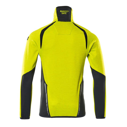 Polarowy sweter z krótką kurtką z mikropolaru zapinaną na zamek