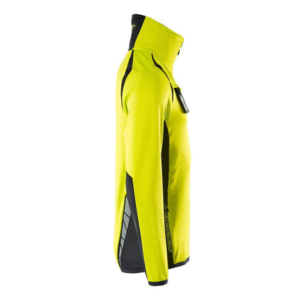 Polarowy sweter z krótką kurtką z mikropolaru zapinaną na zamek