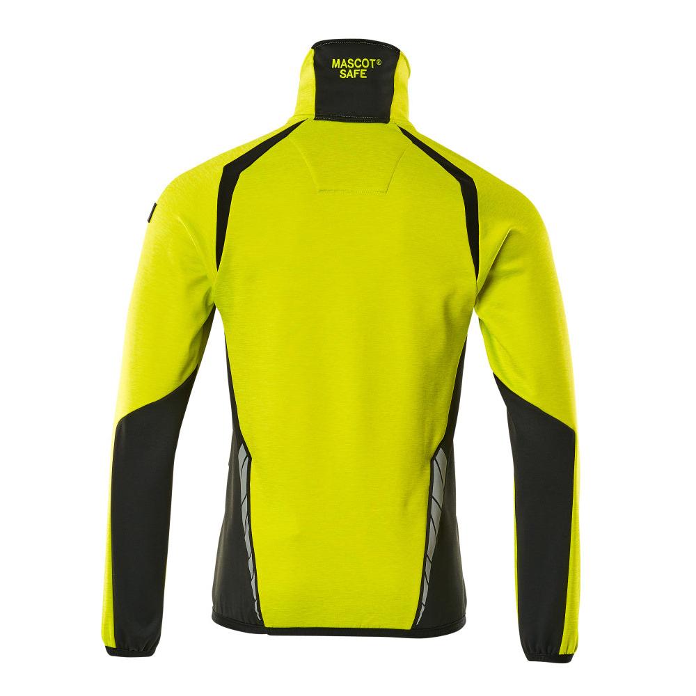 Polarowy sweter z krótką kurtką z mikropolaru zapinaną na zamek