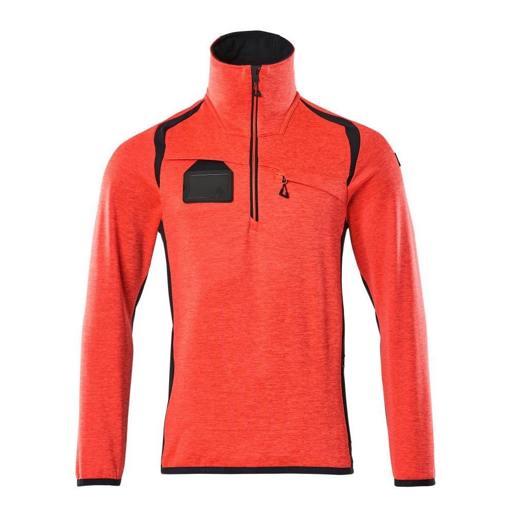 Polarowy sweter z krótką kurtką z mikropolaru zapinaną na zamek