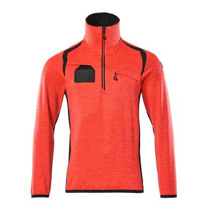 Polarowy sweter z krótką kurtką z mikropolaru zapinaną na zamek