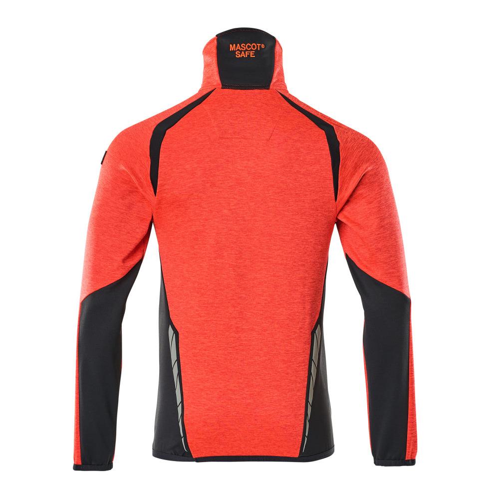 Polarowy sweter z krótką kurtką z mikropolaru zapinaną na zamek