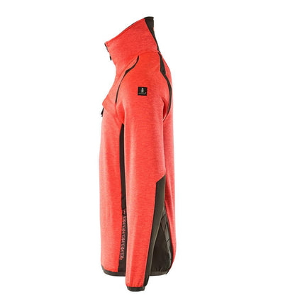 Polarowy sweter z krótką kurtką z mikropolaru zapinaną na zamek