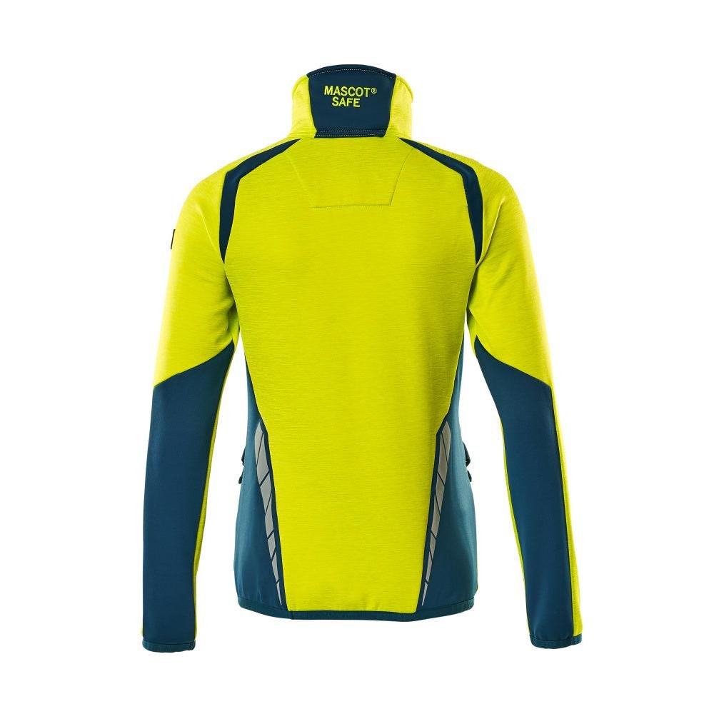 Polarowy sweter zapinany na krótki zamek, damska kurtka z mikropolaru